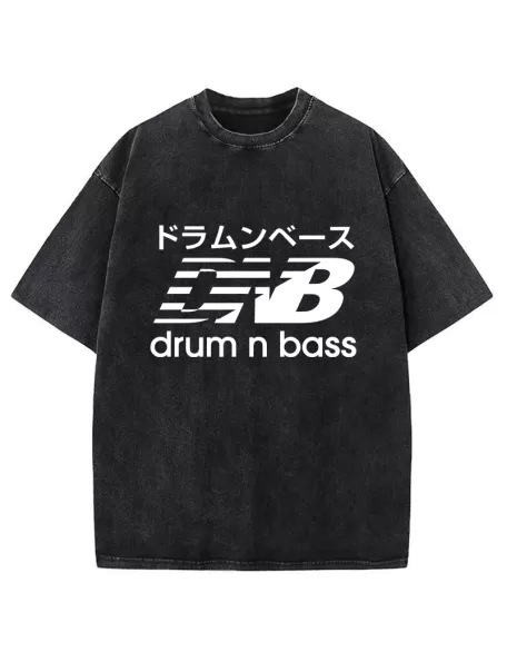 Japanese Drum And Bass Washed T-Shirt