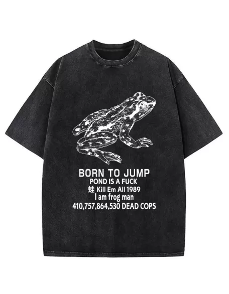Born To Jump Washed T-Shirt