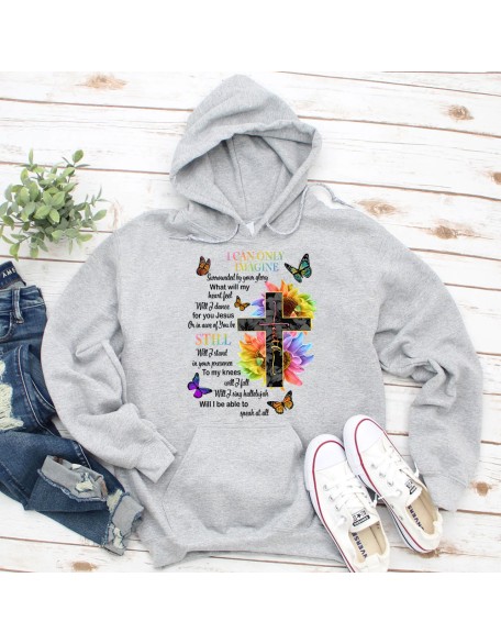 I Can Only Imagine Christian Lyric Hoodie