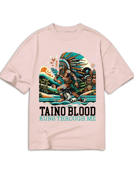 Taino Warrior Graphic Tee - Soft Cotton, Casual Fit for Men & Women - Perfect for Church & Casual Attire