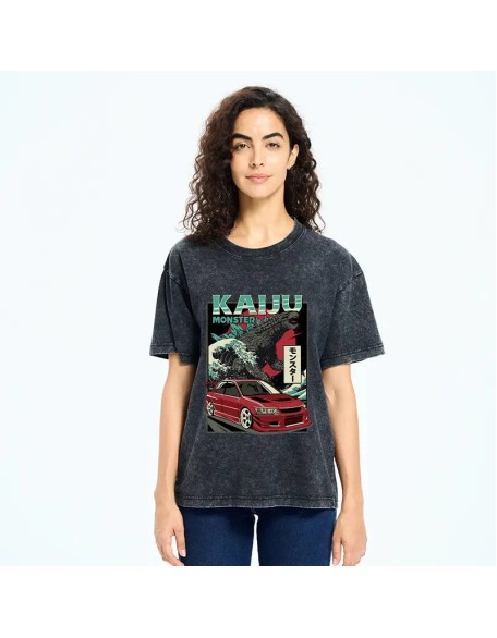 Japanese Kaiju Washed T-Shirt