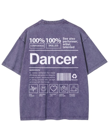 Dancer Unisex Fit Washed T-Shirt