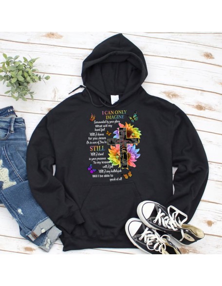 I Can Only Imagine Christian Lyric Hoodie