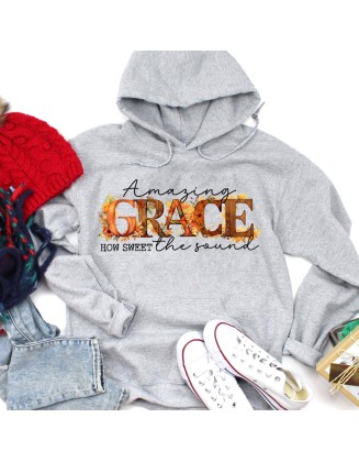 Amazing Grace How Sweet The Sound Christian Hoodie