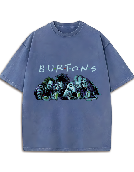 230G Double-Sided Washed, 1 Piece, Washed Printed T-Shirt 230g, High-Quality Batik Cotton Retro Fashion Brand T-Shirt, A Certain Thickness Suitable For Summer T-Shirts, Holiday Gifts.