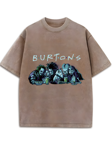 230G Double-Sided Washed, 1 Piece, Washed Printed T-Shirt 230g, High-Quality Batik Cotton Retro Fashion Brand T-Shirt, A Certain Thickness Suitable For Summer T-Shirts, Holiday Gifts.