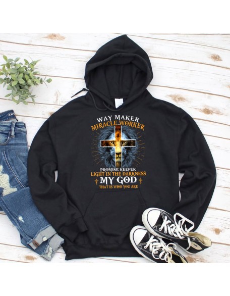 Lion Way Maker Miracle Worker Hoodie