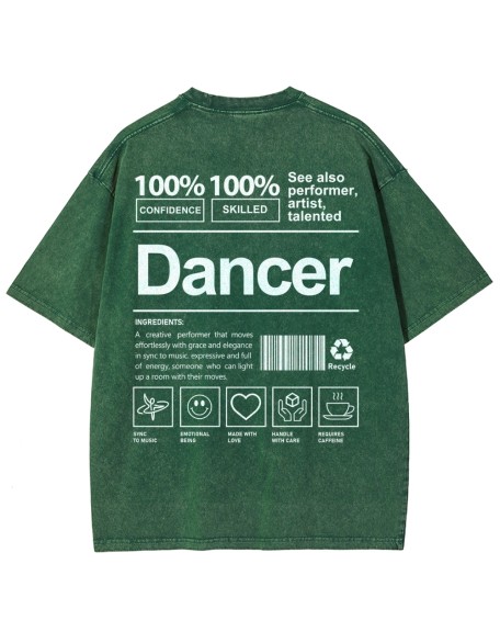 Dancer Unisex Fit Washed T-Shirt