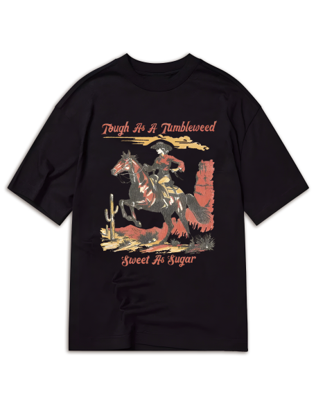 Vintage Tough As A Tumbleweed Sweet As Sugar TShirt | Retro Country Western Tees, Coastal Cowgirl Cowboy Gifts, Farmcore Fashion, Badass