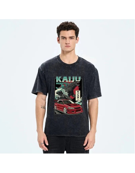 Japanese Kaiju Washed T-Shirt