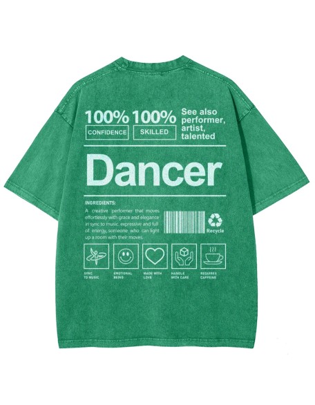 Dancer Unisex Fit Washed T-Shirt