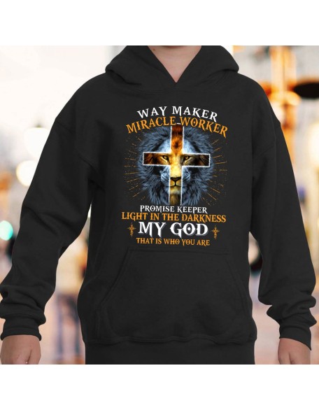 Lion Way Maker Miracle Worker Hoodie