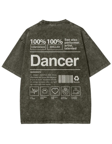Dancer Unisex Fit Washed T-Shirt
