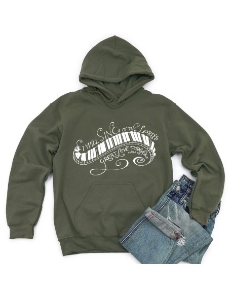 I Will Sing Of The Lord's Great Love Forever Psalm 89:1 Christian Hoodie