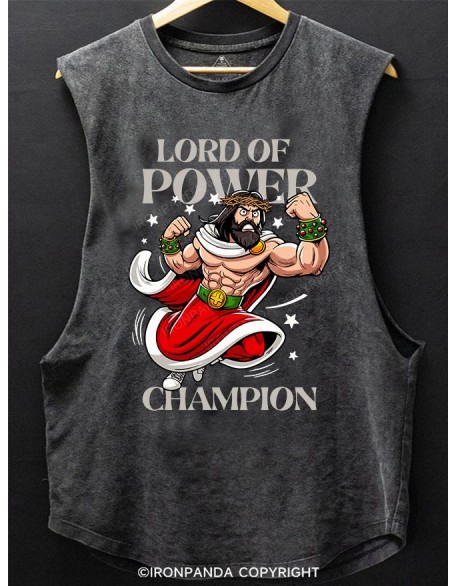 Lord of Power,Champion SCOOP BOTTOM COTTON TANK