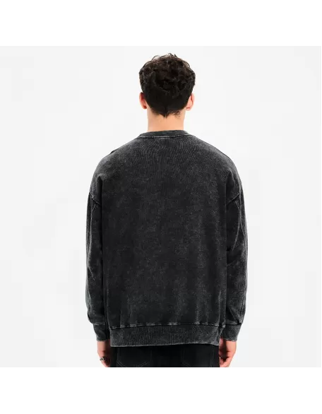 No Thoughts Head Empty Washed Sweatshirt