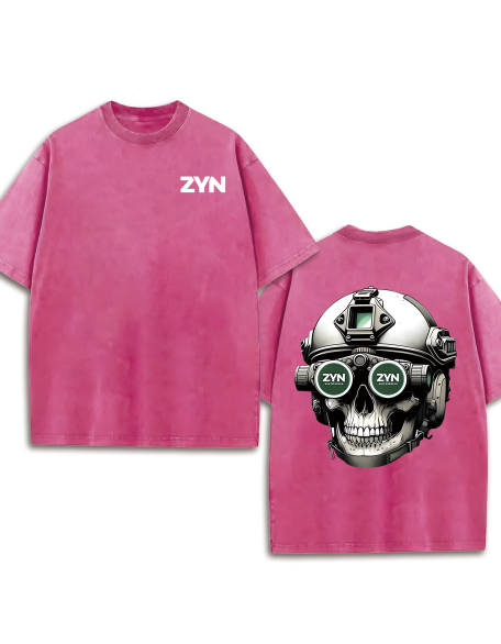 230G Double-Sided Washed, Zyn Special Forces1 Piece, Washed Printed T-Shirt 230g, High-Quality Batik Cotton Retro Fashion Brand T-Shirt, A Certain Thickness Suitable For Summer T-Shirts, Holiday Gifts.