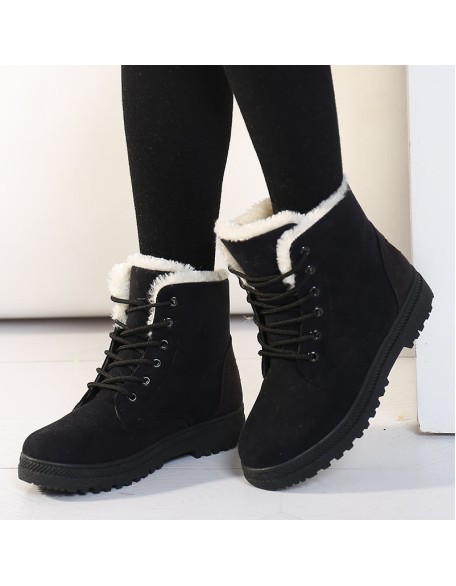 Women Snow Warm Plush Insole Winter Ankle Boots