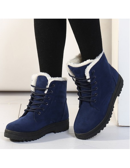 Women Snow Warm Plush Insole Winter Ankle Boots
