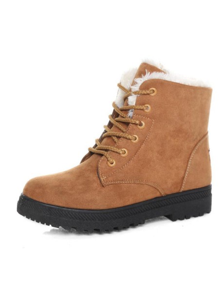 Women Snow Warm Plush Insole Winter Ankle Boots