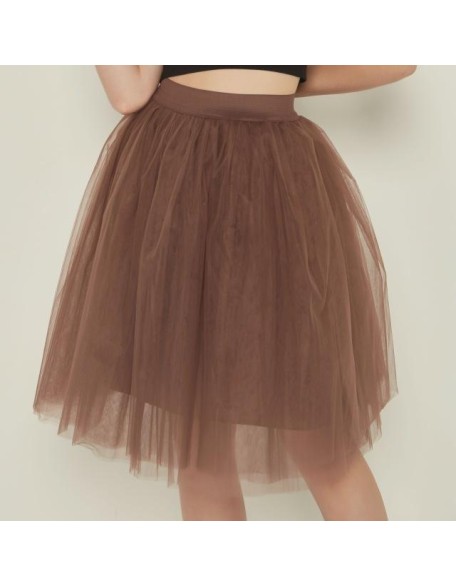 Party Train Puffy 5Layer 60CM Fashion Tulle Skirt