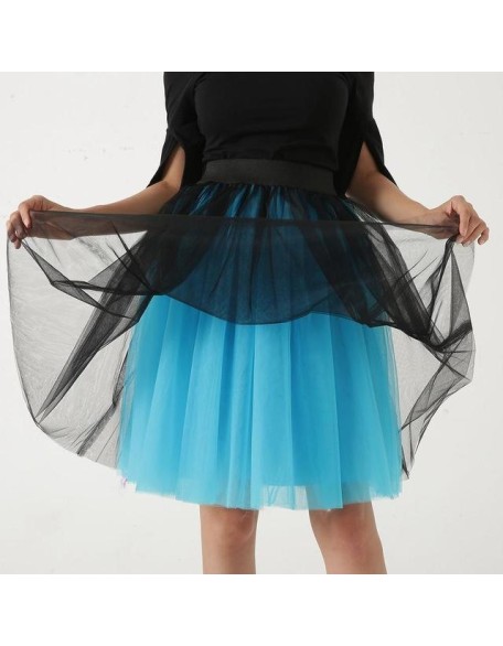 Party Train Puffy 5Layer 60CM Fashion Tulle Skirt