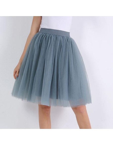 Party Train Puffy 5Layer 60CM Fashion Tulle Skirt