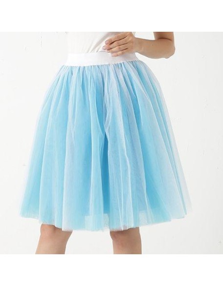 Party Train Puffy 5Layer 60CM Fashion Tulle Skirt